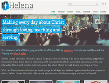 Tablet Screenshot of helenaumc.org